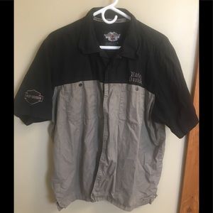 Harley-Davidson Button-Down Short Sleeve Shirt
